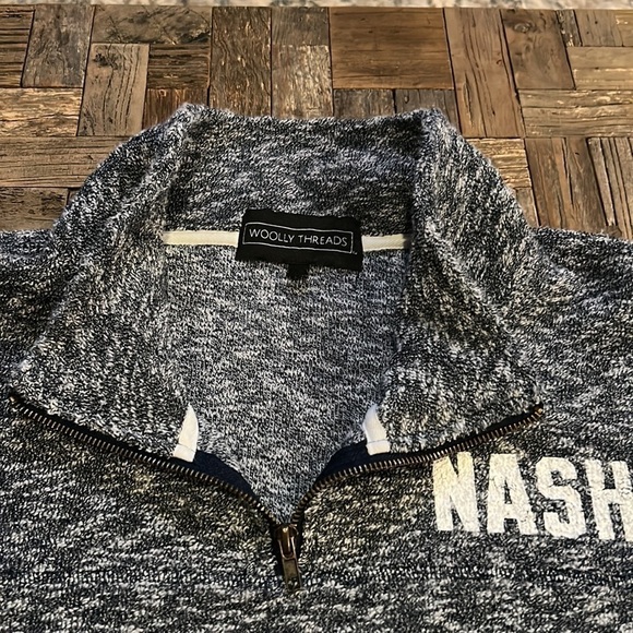 Woolly Threads Nash Quarter Zip Sweatshirt - Picture 5 of 6